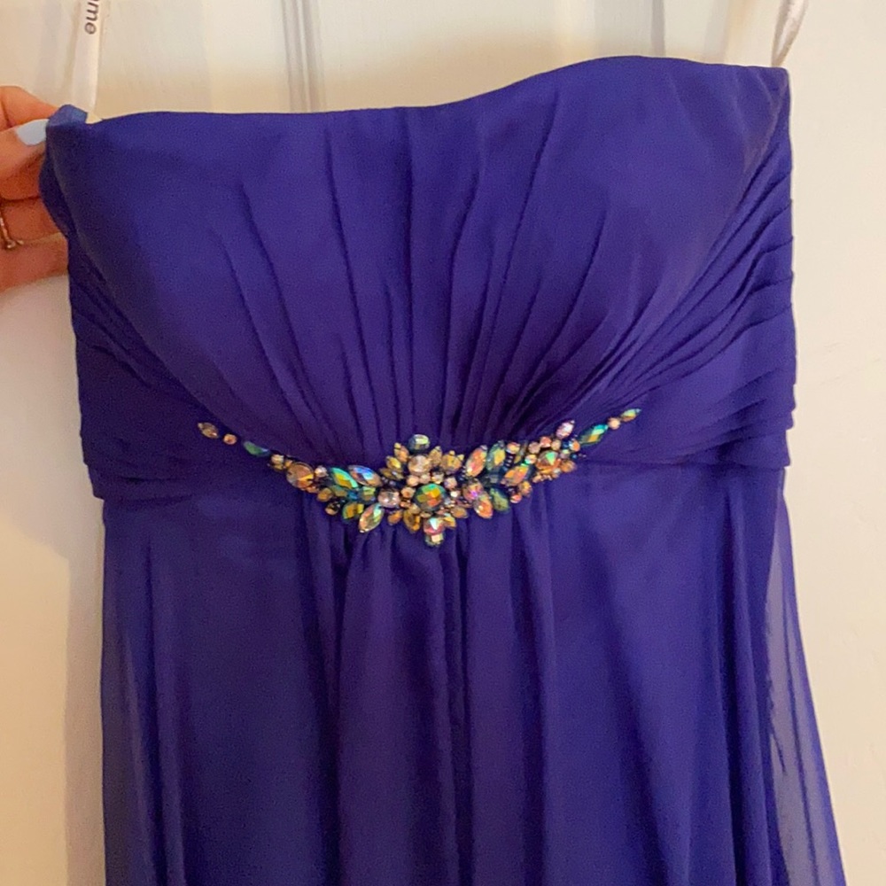 Royal blue prom dress. Worn once. Great condition
